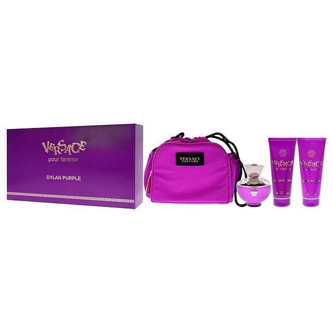 Versace Pour Femme Dylan Purple 4 Pcs Gift Set