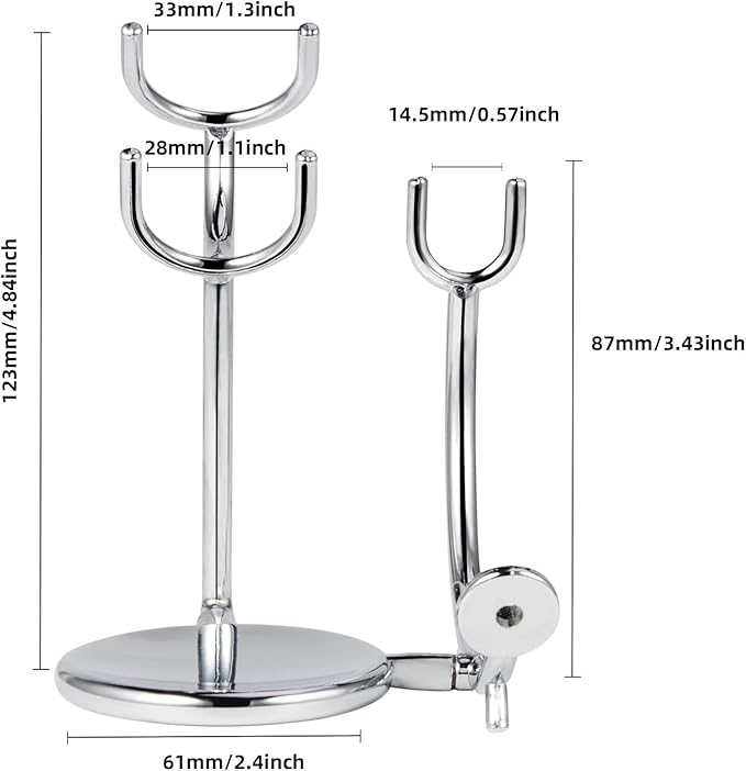 Grandslam Shaving Straight Razor Kit Steel Cutthroat Straight Razor With Leather Strop Shave Brush Stainless Steel Shaving Bowl and Stand Gift for Men