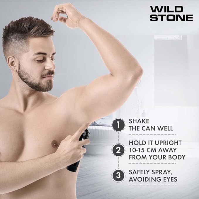 Wild Stone CODE Travel Pack with Iridium Titanium Steel and Copper Perfume Body Spray for Men Pack of 4 (40ml each) | Gift Set for Men