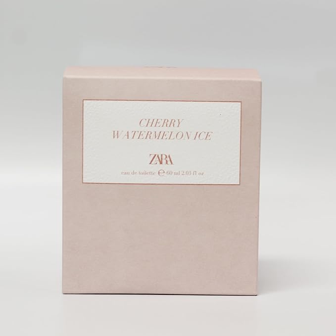 Zara Cherry Watermelon Ice Perfume for Kids Fruity Floral Scent with Watermelon Lily of the Valley and White Woods Special Fruit Inspired Fragrance Collection Eau de Toilette 60ml (2.03 fl. oz.)