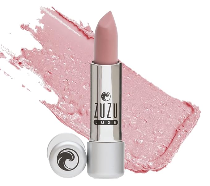 Zuzu Luxe Lip Color Lipstick (Sandstorm - Soft Topaz/Cool Cr?me) Natural Ultra-Hydrating Lipstick Paraben Free Vegan Gluten-free Cruelty-free Non GMO 0.13 oz