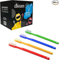 The Essentials Dreams 144 Pack Disposable Toothbrushes with Mint Toothpaste Individually Wrapped - Prepasted Single Use Toothbrush with Soft Bristles for Camping Hotels Travel Airbnb
