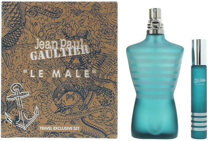 Jean Paul Gaultier Le Male 2Pc Men Travel Set