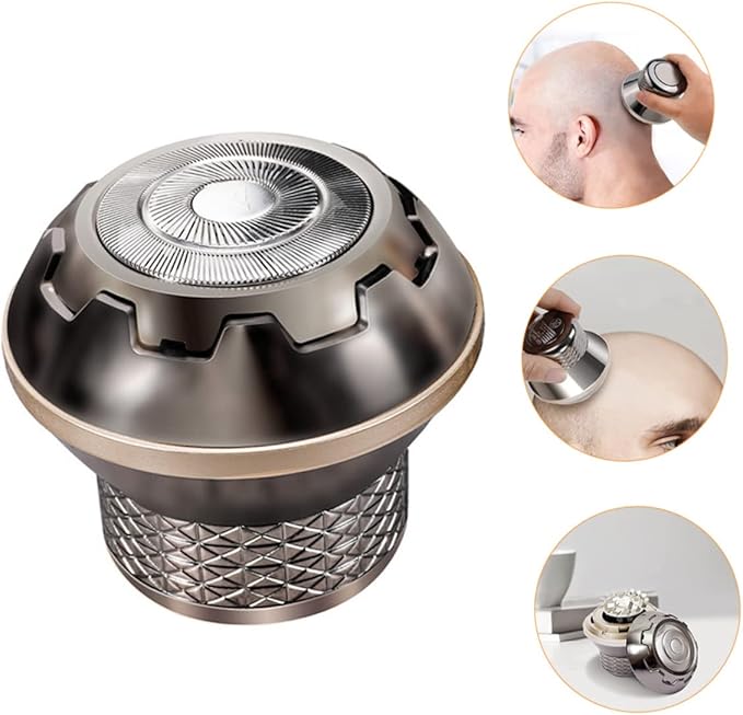 1 Set Cordless Trimmer for Men Mens Beard Clipper Hair Removal Machine Haircut Set Grey to Rotate Cosmetic Stainless Steel
