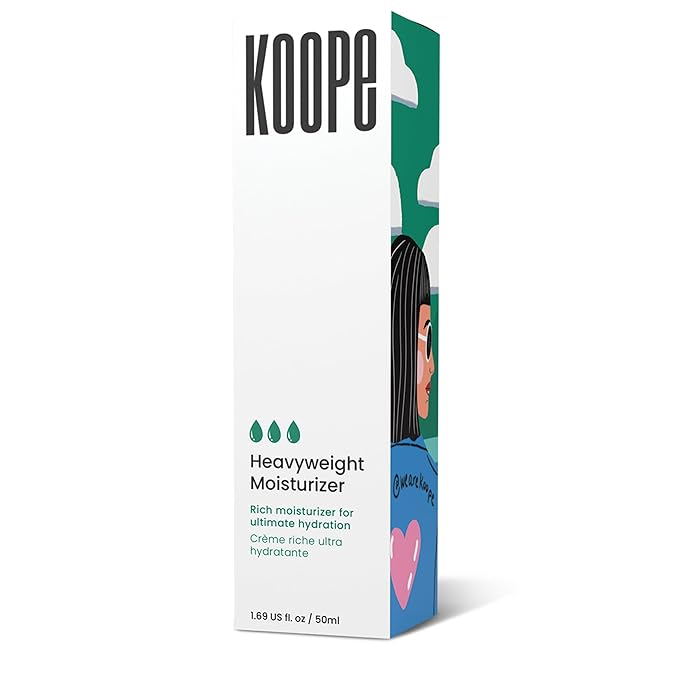 Koope Heavyweight Face Cream Moisturizer For Dry Skin Strengthen Skin Barrier with Peptides Ceramides Hyaluronic Acid Rosemary Extract Free of Parabens Sulphates &amp Fragrances Vegan 1.69 F