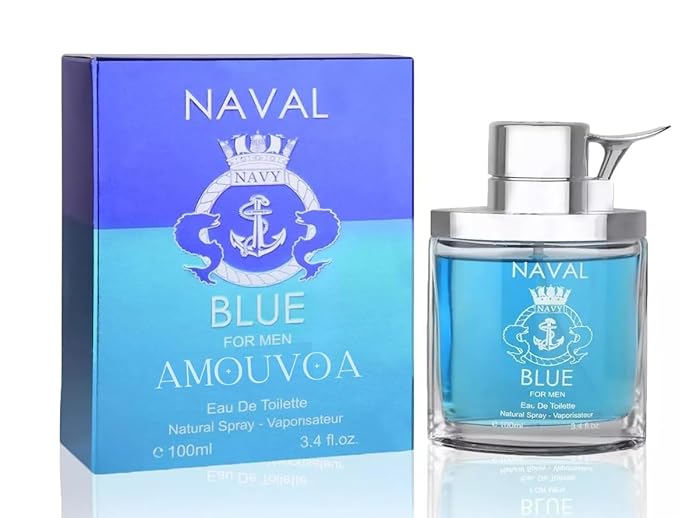 4-Piece Cologne for Men Includes Valuable Paris/Valuable Gold/Seans Boutique/Naval Blue of Woody Spicy Citrus &amp Aromatic eau de parfum for Men