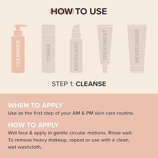 Paula's Choice RESIST Optimal Results Hydrating Cleanser Green Tea &amp Chamomile Anti-Aging Face Wash Dry Skin 6.4 Ounce