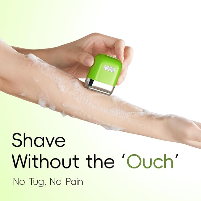 yoose Electric Razors for Women IPX7 Alloy Body Bikini Trimmer for Women (USB-C Trimmer Comb Multi Shaving Modes) Portable Size Cyber Green
