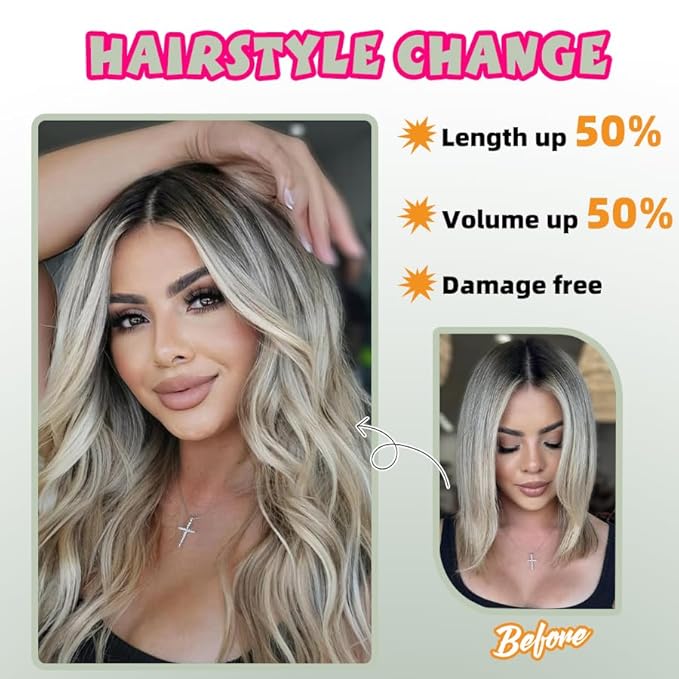 Straight Clip in Hair Extensions Real Human Hair 7Pcs 22 Inch 120g #1B Natural Black Invisible Natural Soft Remy Human Hair Extension Clip ins Double Weft Hair Extensions Real Human Hair for Women