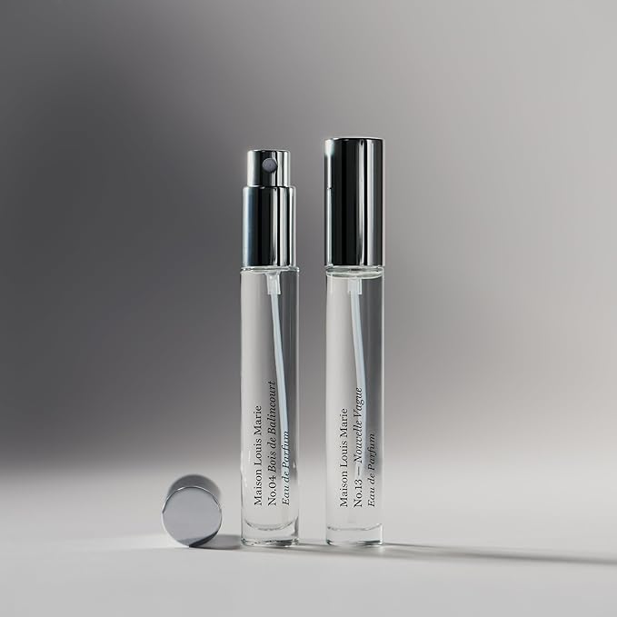 Maison Louis Marie - Travel Spray Duo Set | No.4 and No.13 | Luxury Clean Beauty + Non-Toxic Fragrance (2 x 10 ml | .34 fl oz)