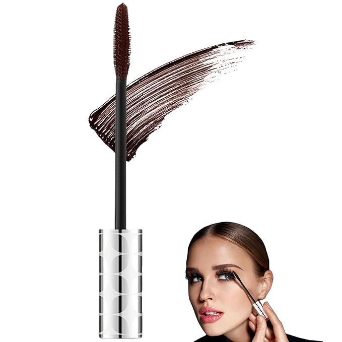 Mascara for Older Women 60 Plus 2026 New Mascara Volume and Length for Mature Women with Thinning Lashes Waterproof Non Clumping Long Wear for Eyelash Makeup (Brown)
