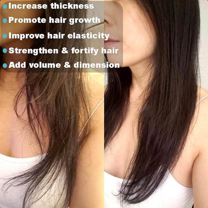 Biotin and Hydrolyzed Collagen Hair Mask for Dry &amp Damaged Hair with Aloe Vera Avocado Oil Vitamin E Oil (8oz)