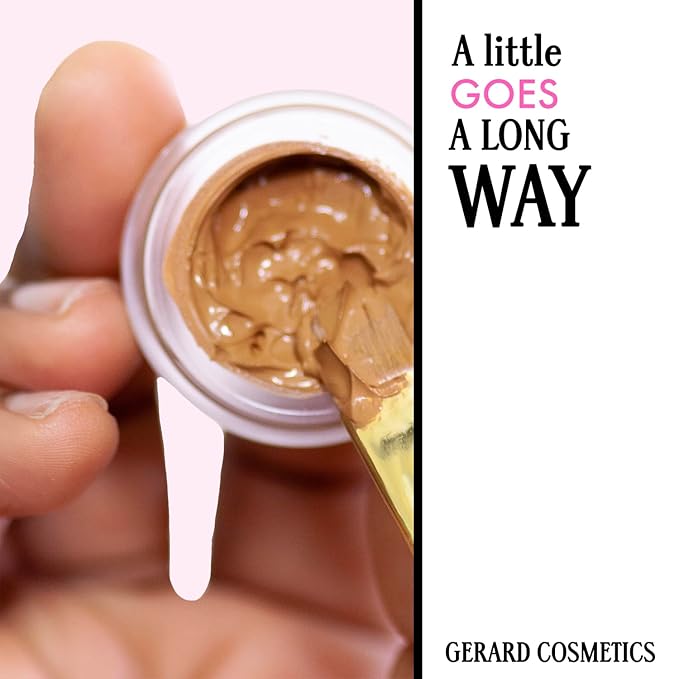 Gerard Cosmetics Clean Canvas Cocoa Eye Concealer and Base Smudge Proof Makeup Primer and Eyeshadow Base Made in the USA Vegan Formula Cruelty Free