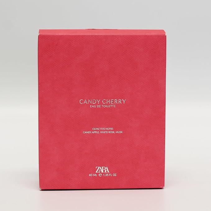Zara Candy Cherry Kids Perfume Floral Fragrance with Apple Sweet Marshmallow &amp Intense Musk Inspired by Blooming Spring Gardens Scent EDT Eau de Toilette 40ml (1.35 fl. oz.)