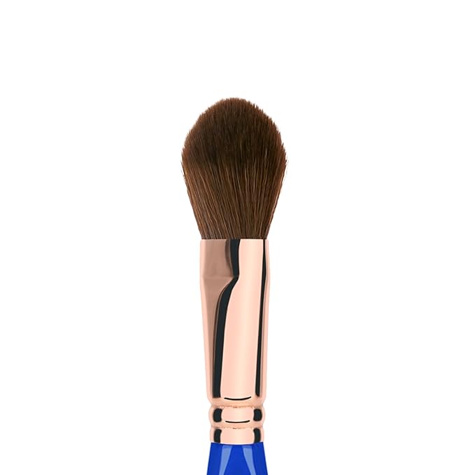 Bdellium Tools Professional Makeup Brush - Golden Triangle 960 Precision Blusher - With All Vegan and Soft Synthetic Fibers For Applying Blush (Blue 1pc)