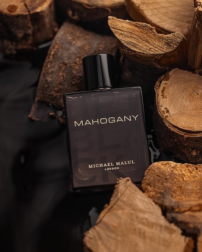 Michael Malul Jet Black Mahogany Eau de Parfum for Men - 100ml | 3.4oz
