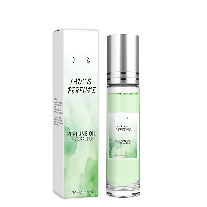 Rural Floral Fragrance Refreshing Green Roll-On Perfume - Delicate And Elegant Scent Long-Lasting Portable Fragrance For All-Day Freshness(2PCS)