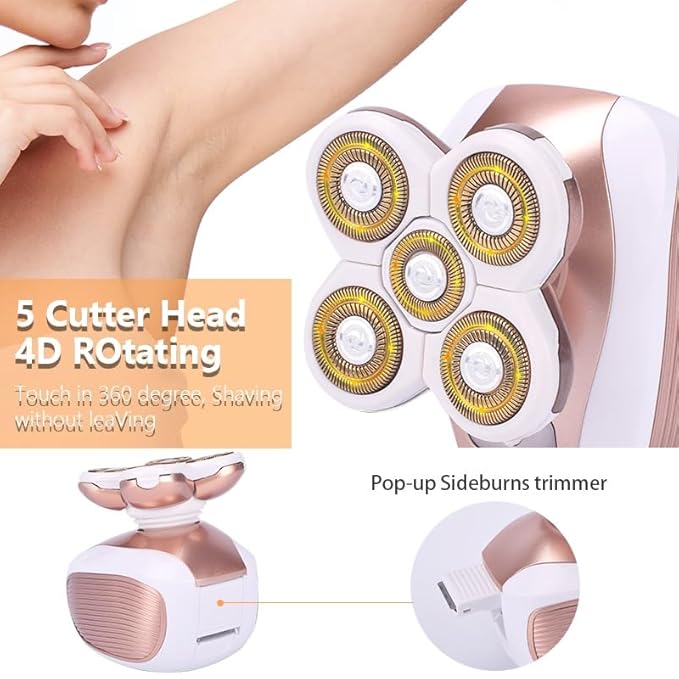 Head Shavers for Bald Men Protable electric women shaver hair removal epilator female shaving machine for leg body facial razor rechargeable lady shaver