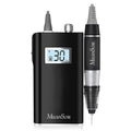 MelodySusie Entry-Level Clip-On Cordless Nail Drill SC320H 30000RPM Popular Classic E-File with LCD Display for Manicure Shaping &amp Gel Removal Perfect for Training Nail Art Practice &amp Home