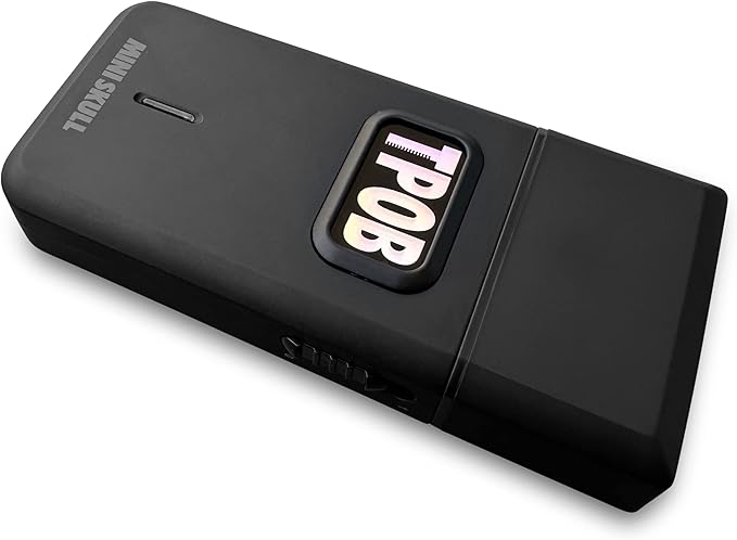 TPOB Mini Skull Single Shaver Compact Design That can fit in Your Pocket with a Turbo Charged Motor Perfect for Both Professional and at-Home use (Black)