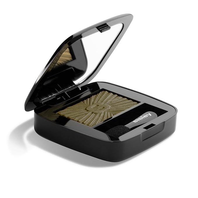 Sisley Paris Les Phyto-Ombres 25 Metallic Khaki - Long-Lasting Luminous Eyeshadow - Half-Powder Half-Cream Texture for Color &amp Radiance on the Eyes