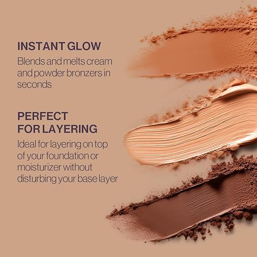 Anisa Beauty Buffing Bronzer Brush - Premium Ultra-Soft Synthetic Fibers for Smooth Flawless Bronzer Application - Ideal for Powder Cream and Liquid Formulas - Cruelty-Free Vegan Makeup Brush