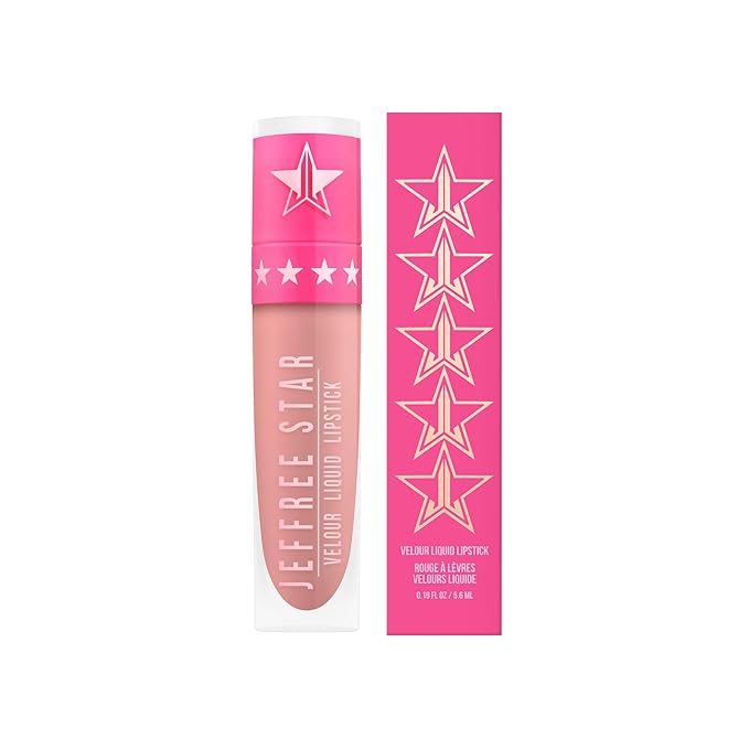 Jeffree Star Cosmetics Velour Liquid Lipstick 0.19 fl oz Long-lasting Matte Finish (Christmas Cookie)