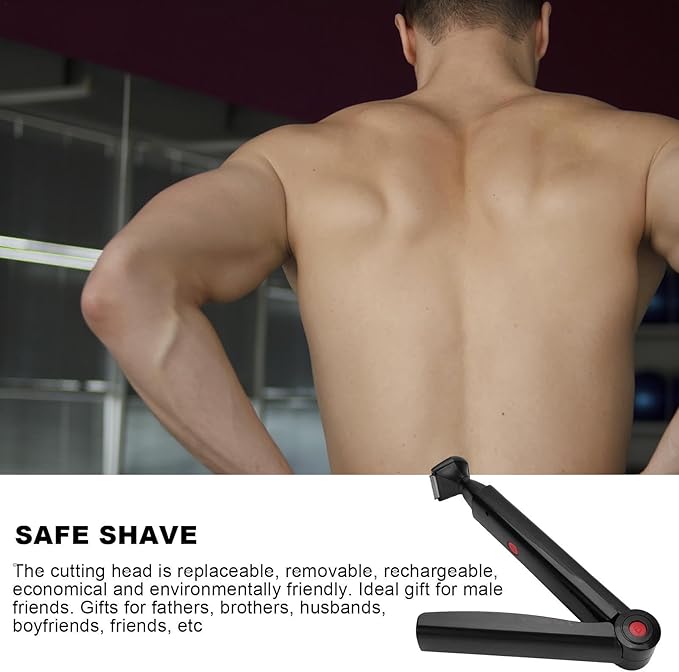 Generic Back Body Electric Shaver - Full Body Leg Hair Removal Back Hair Body Removal Tools | Body Shaving Groomer Electric Back Hair Shaver Back Shaver Body Grooming Trimmers for Men and Women
