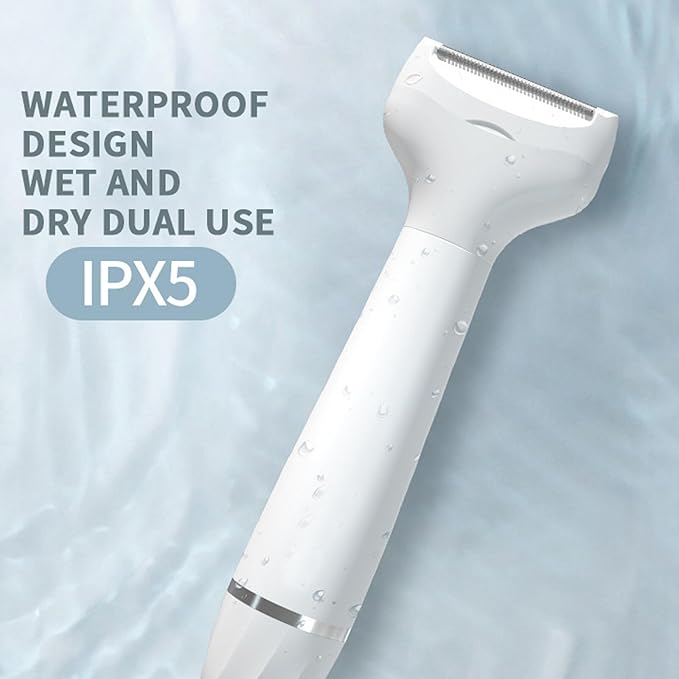 Pluxy Epil Pro 3.0 Women Face Epilator Pluxy Hair Removal for Face5-in-1 Painless Body Shaver and Facial Epilator Rechargeable Bikini Trimmer Female Shaver for Facial Legs Underarm Nose