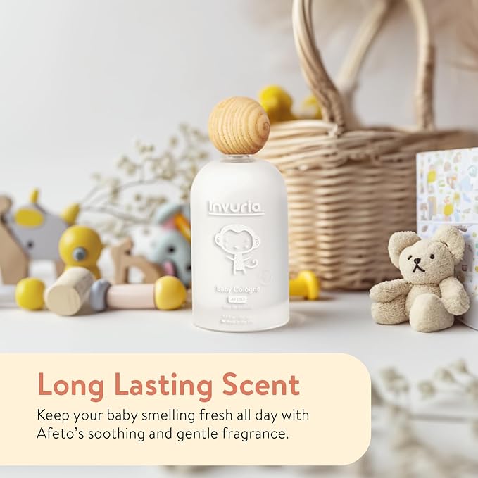 Afeto Baby Cologne | Alcohol-Free Cologne | For Boys &amp Girls | Baby Eau de Toilette | Newborn Perfume | 3.4 oz | 100 mL