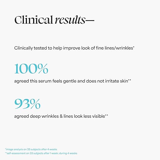 TULA Skin Care A+ Renewal Advanced Retinal + Peptides Serum - Nightly Facial Serum Boosts Radiance and Hydrates 1.01 Fl. oz.