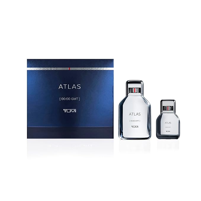 TUMI ATLAS [00:00 GMT] - Bold &amp Sophisticated Cologne for Men with Citrus Fragrance Notes - 6.7 oz &amp 1.0 oz Eau de Parfum