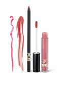 Lip Kit Duo ? Icon Moment- TikTok-Viral Precision Liner &amp Glossy Liquid Lipstick Clean 2-Step Set with Hydrating Long-Wear Color ? Bold Inclusive Beauty for Everyday Konfidence
