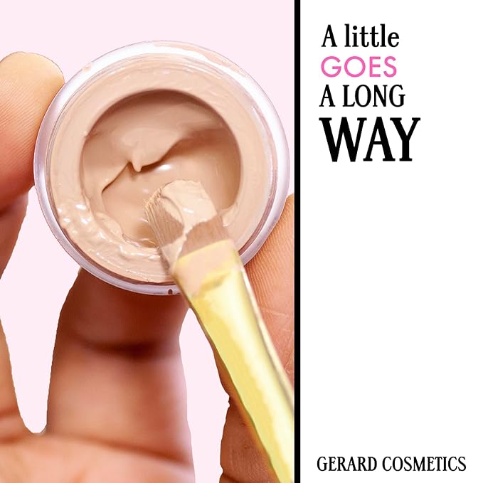 Gerard Cosmetics Clean Canvas Medium Eye Concealer and Base Smudge Proof Makeup Primer and Eyeshadow Base Made in the USA Vegan Formula Cruelty Free