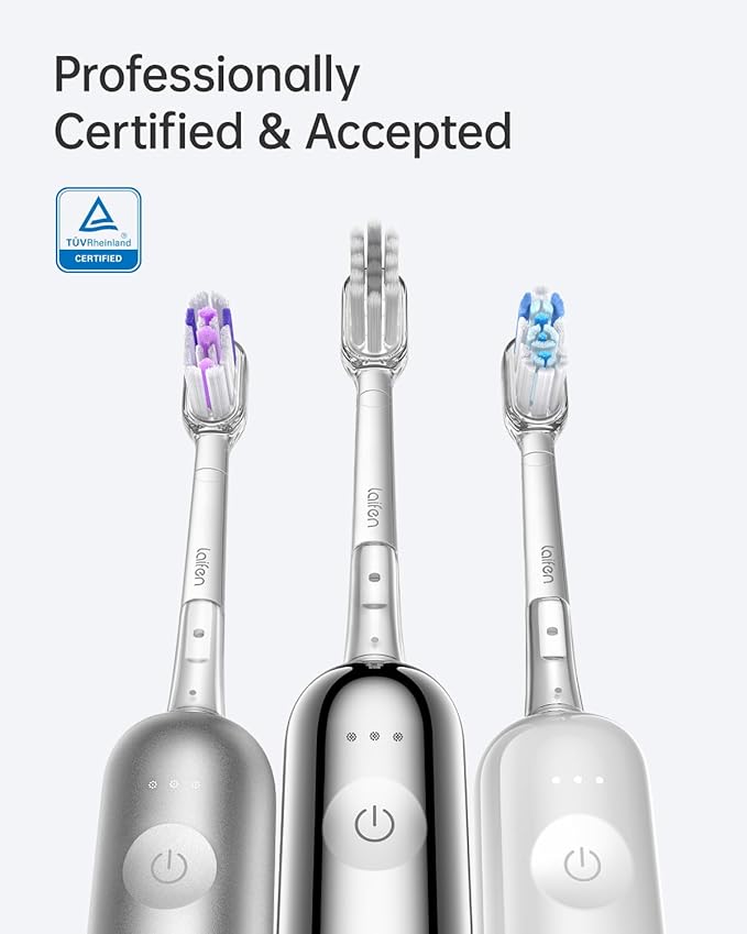 Laifen Cushioned Toothbrush Heads 6 Pack New 2025 Version Replacement Heads Compatible with Wave/Wave Special Electric Toothbrush (Gum Care)