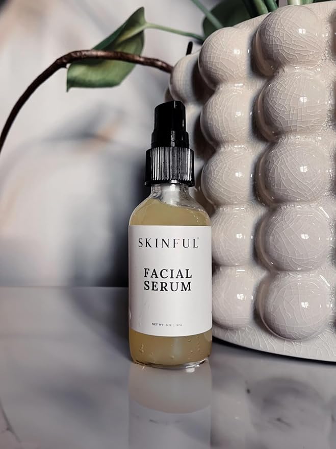 Skinful Facial Serum for Soft Youthful Skin Nourishing Firming Face Serum for Glowing Skin - 2oz