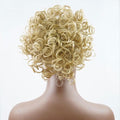 EARSHOT Hair Buns Hair Piece Ladies Fashion Wig Fluffy Curly Hair Bun Short Curly Hair Comb Ball Head Ponytail Hair Extension Synthetic Hair Bun Hair Accessories For Girls (Color : 06)