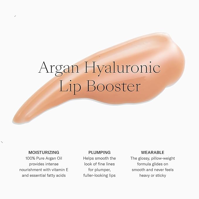 Josie Maran Color Stick &amp Lip Gloss Makeup Set - Argan Oil-Based Makeup Balm for Lips Cheeks &amp Eyes + Hyaluronic Acid Infused Plumping Lip Gloss (2 Piece Set)