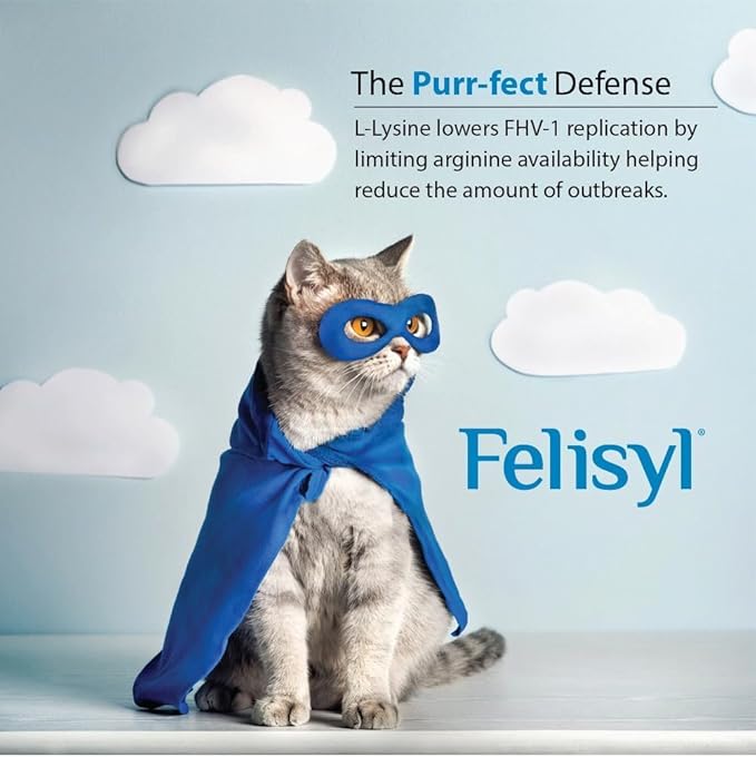 L-Lysine Gel for Cats - Immune System Support - Supplement Support for Healthy Tissue Respiratory and Vision - Salmon-Flavored - Made in The USA - 5 oz (2 Pack Gel (5 oz.))