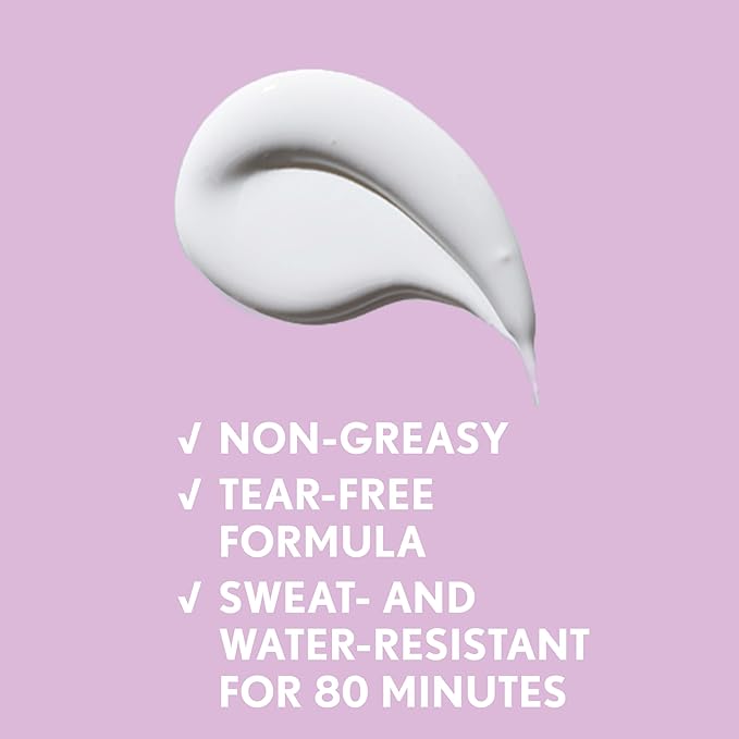Aveeno Baby Continuous Protection Zinc Oxide Mineral Sunscreen Lotion for Sensitive Skin Broad Spectrum SPF 50 Tear-Free Sweat- &amp Water-Resistant Paraben-Free Non-Greasy 7 fl. oz