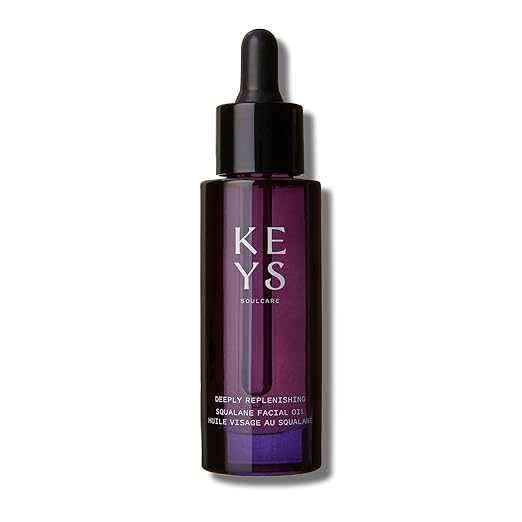 Keys Soulcare Deeply Replenishing Squalane Facial Oil Hydrates Skin Overnight for a Radiant Glowing Complexion Vegan Cruelty Free 1.01 Fl Oz