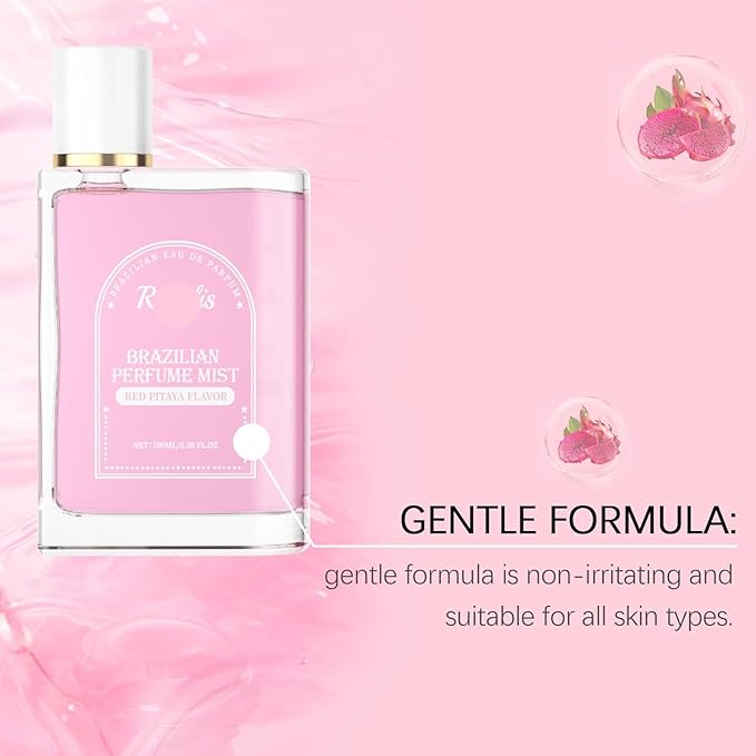 Red Pitaya Eau De Toilette Spray - Long-Lasting Fruity &amp Refreshing Perfume For Daily Wear(3PCS)