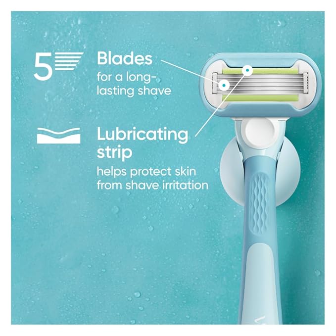 Gillette Venus Extra Smooth Womens Razor Blade Refills 6 Count Designed for a Close Smooth Shave