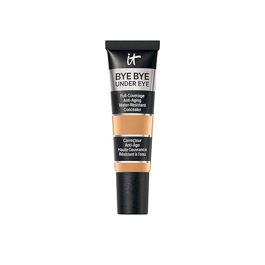 IT Cosmetics Bye Bye Under Eye Concealer - Water-Resistant 24H Full Coverage Brightening Concealer For Dark Circles Fine Lines Redness &amp Discoloration Anti-Aging Color Correcting Cream - 0.4 f