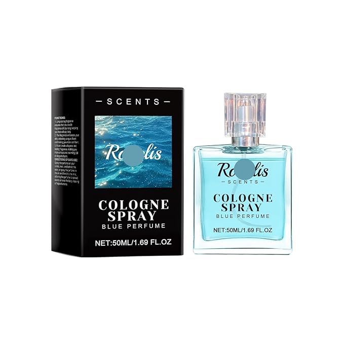 Gulong Blue Perfume - Natural Fresh Fragrance Alluring Amber Scent Long-Lasting Elegant Scent For Couples' Dates(3PCS)