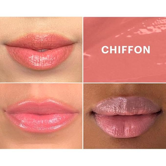 Glo Skin Beauty Cream Glaze Lip Crayon | High Shine Lip Color with Intense Saturation and Impressive Staying Power (Chiffon)
