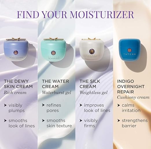 TATCHA The Water Cream | Cream Moisturizer for Face Optimal Hydration For Pure Poreless Skin