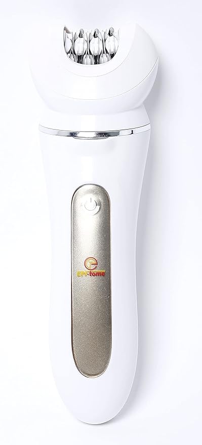 Epitome 5-in-1 Hair Removal Epilator with Facial Cleanser and Shaver attachments Wet/Dry with Built-in Light