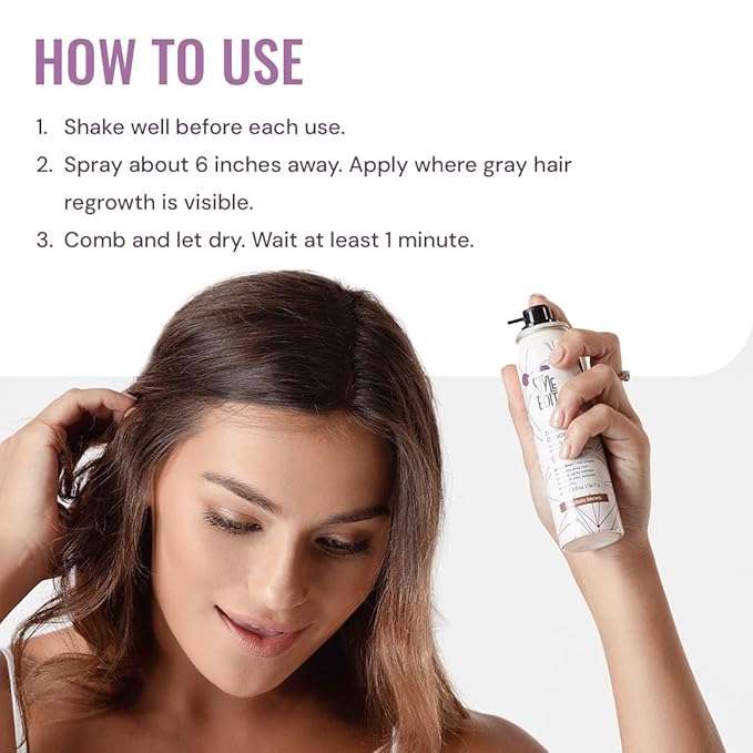 Style Edit Root Concealer Touch Up Spray | Instantly Covers Grey Roots | Professional Salon Quality Cover Up Hair Products for Women |Auburn/Red 2 Ounce (Pack of 2)