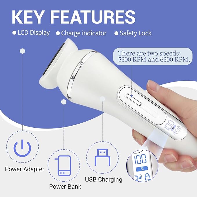 Electric Razors for Women Whole Body: 7 in 1 Hair Removal KitRechargeable Body Shaver - Wet Dry Hair Remover - Trimmer for Lady Face Underarms Public